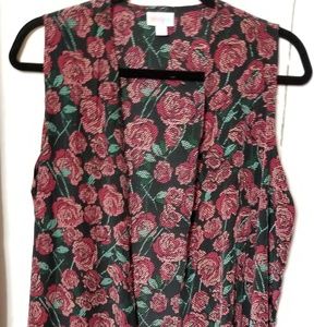 LuLaRoe rose Joy vest